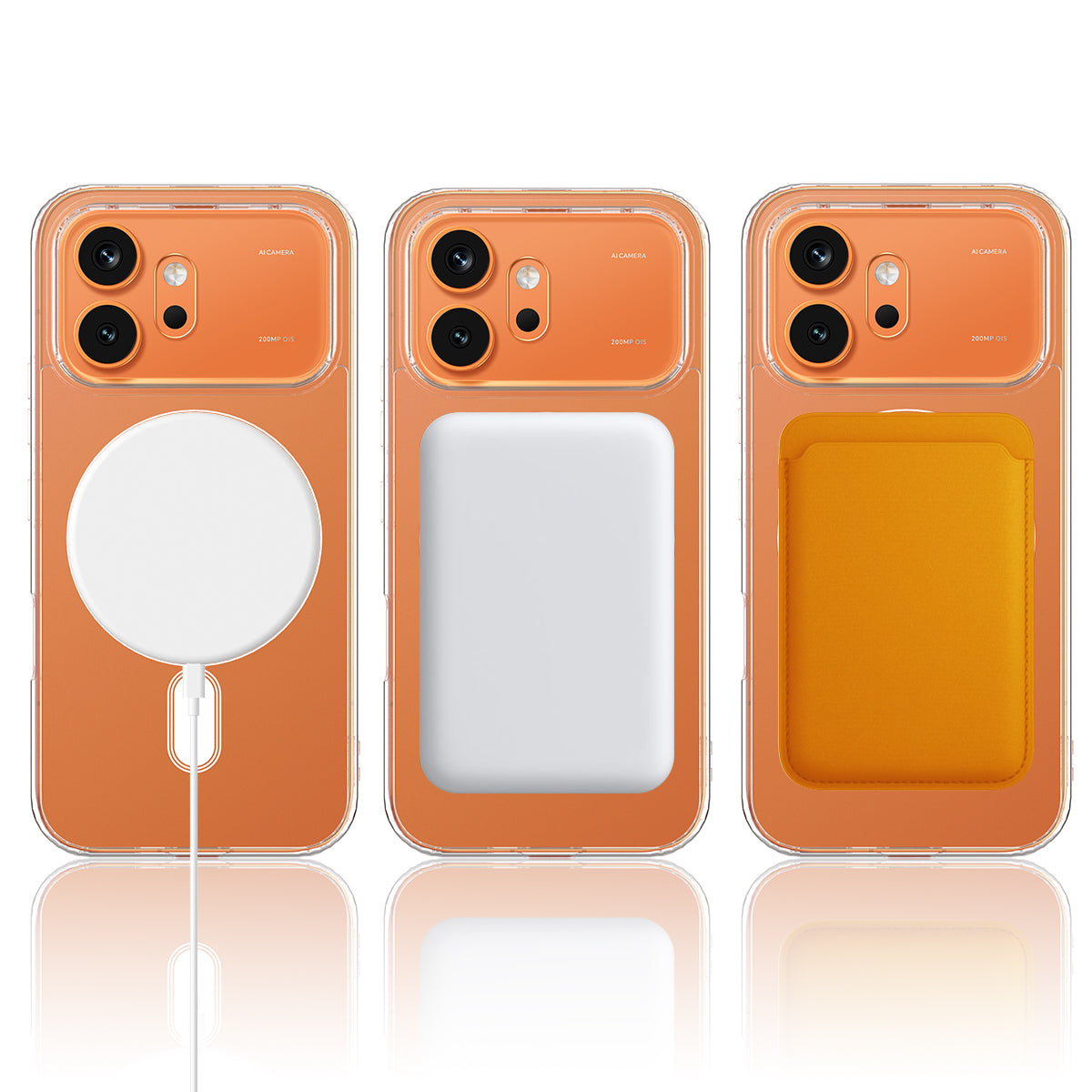 Honor 600 Pro 5G / Honor 600 5G Transparente Handyhülle – Magnetisch, aus TPU- & Acryl-Rückseite