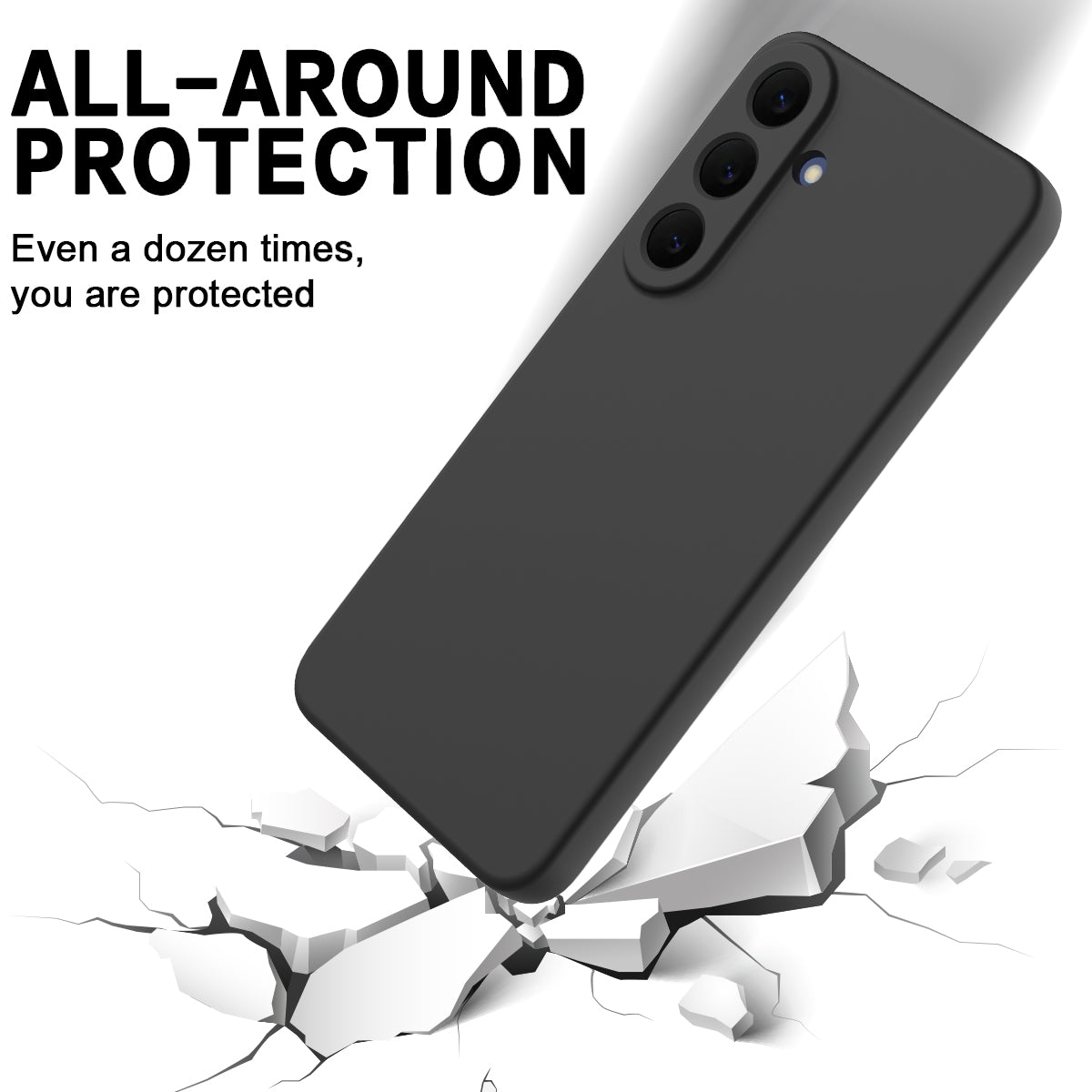 For Samsung Galaxy S26 FE Liquid Silicone Case Phone Back Cover with Hand Strap
