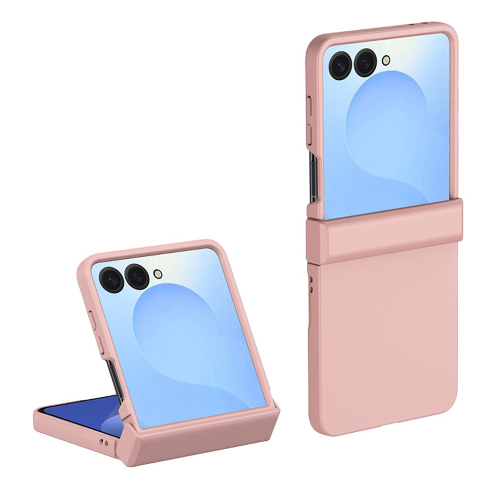 For Samsung Galaxy Z Flip8 Case Hinge Protection Skin-Touch PC Phone Cover