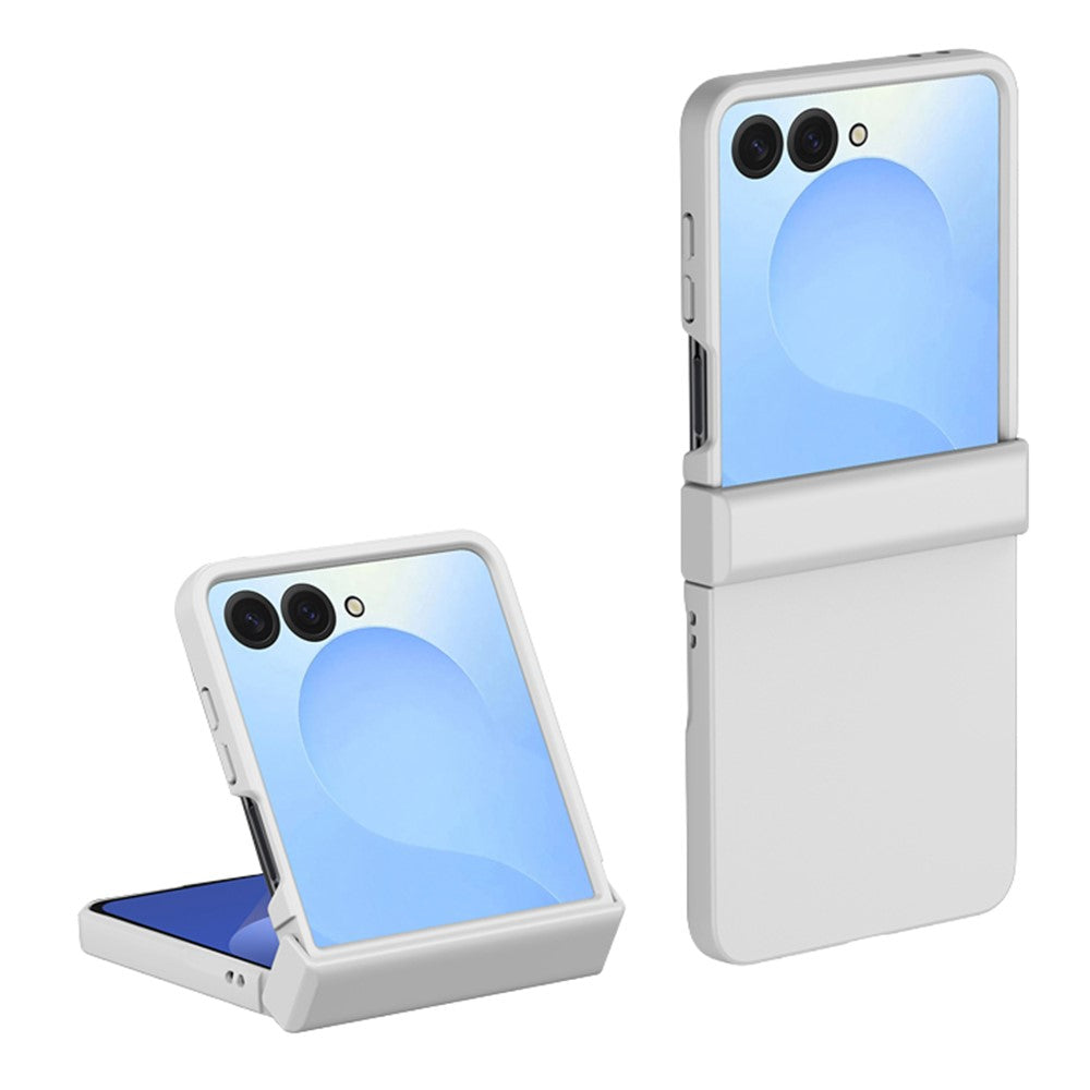 For Samsung Galaxy Z Flip8 Case Hinge Protection Skin-Touch PC Phone Cover