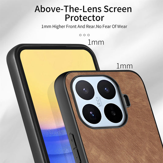 Xiaomi 17T Pro – Handyhülle aus PU-Leder und TPU, stoßfest