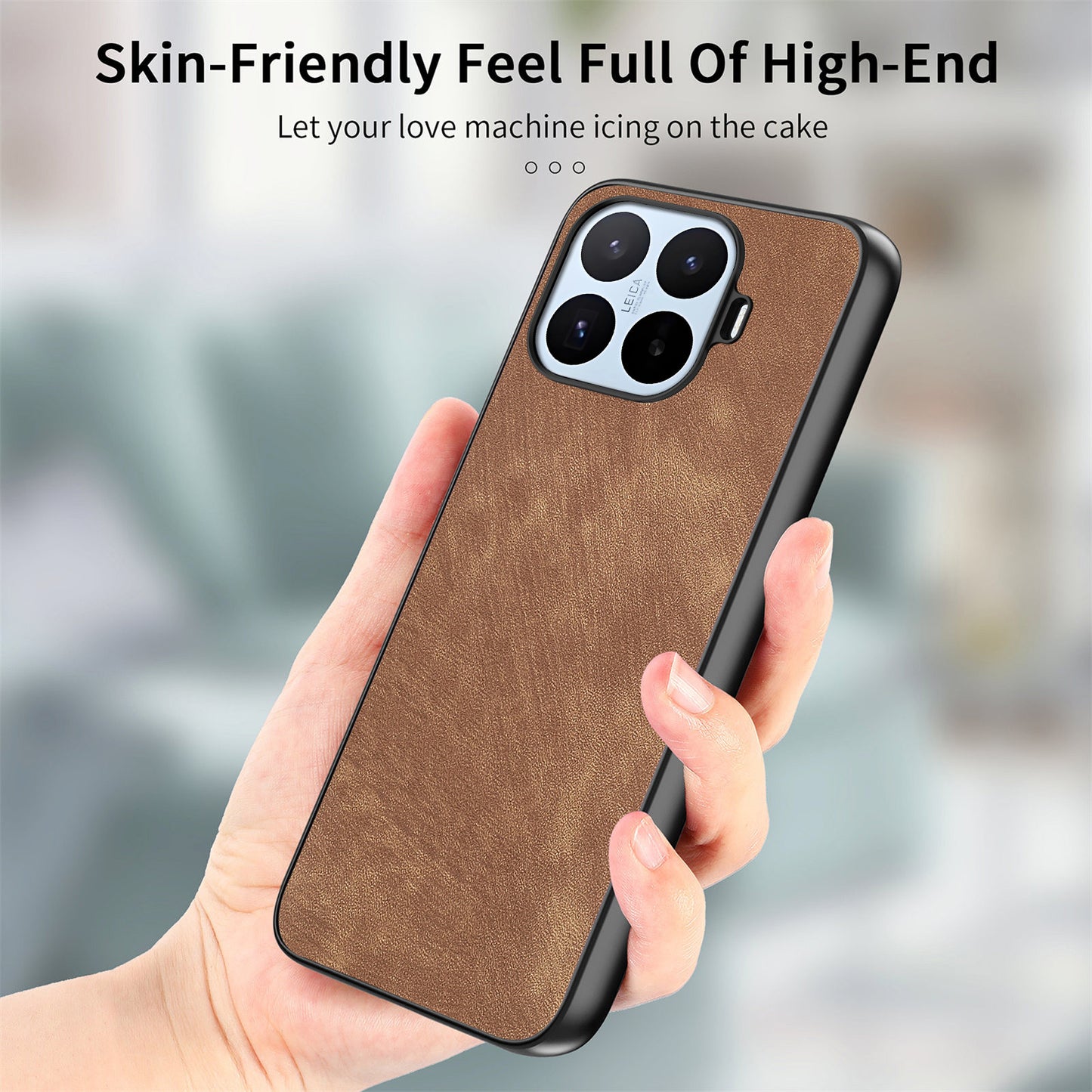 Xiaomi 17T Pro – Handyhülle aus PU-Leder und TPU, stoßfest