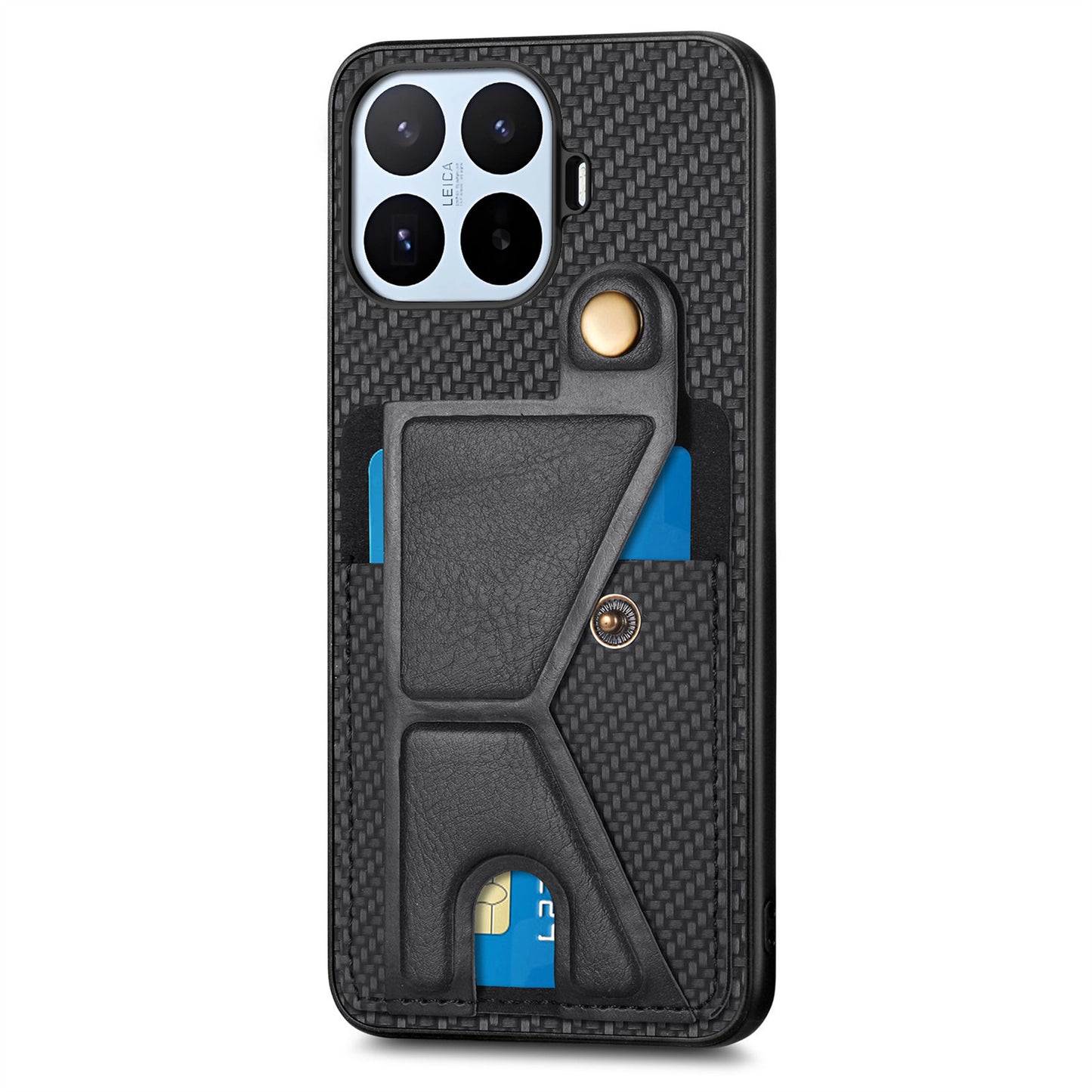 Xiaomi 17T Pro – Handyhülle aus Kunststoff, PU-Leder und TPU, mit Ständer, mit Kartenfach