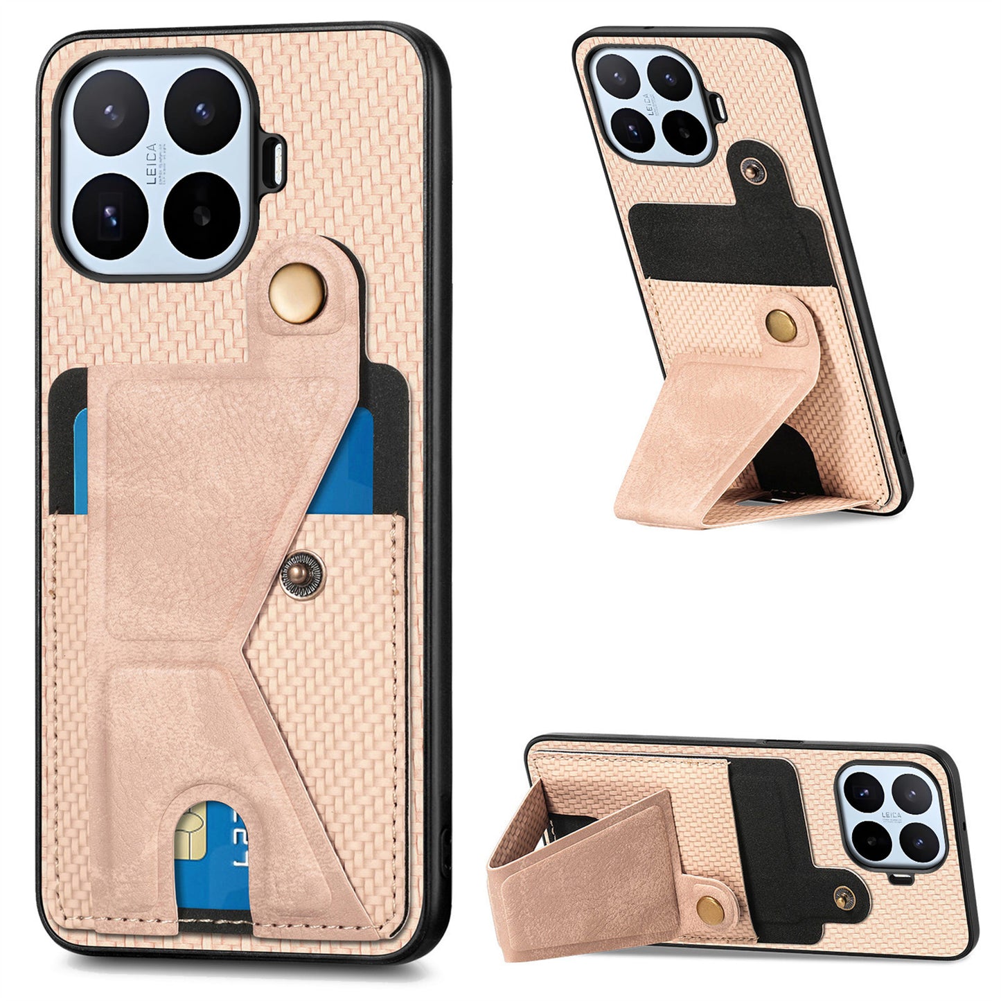 Xiaomi 17T – Handyhülle aus Kunststoff, PU-Leder und TPU, mit Ständer, mit Kartenfach