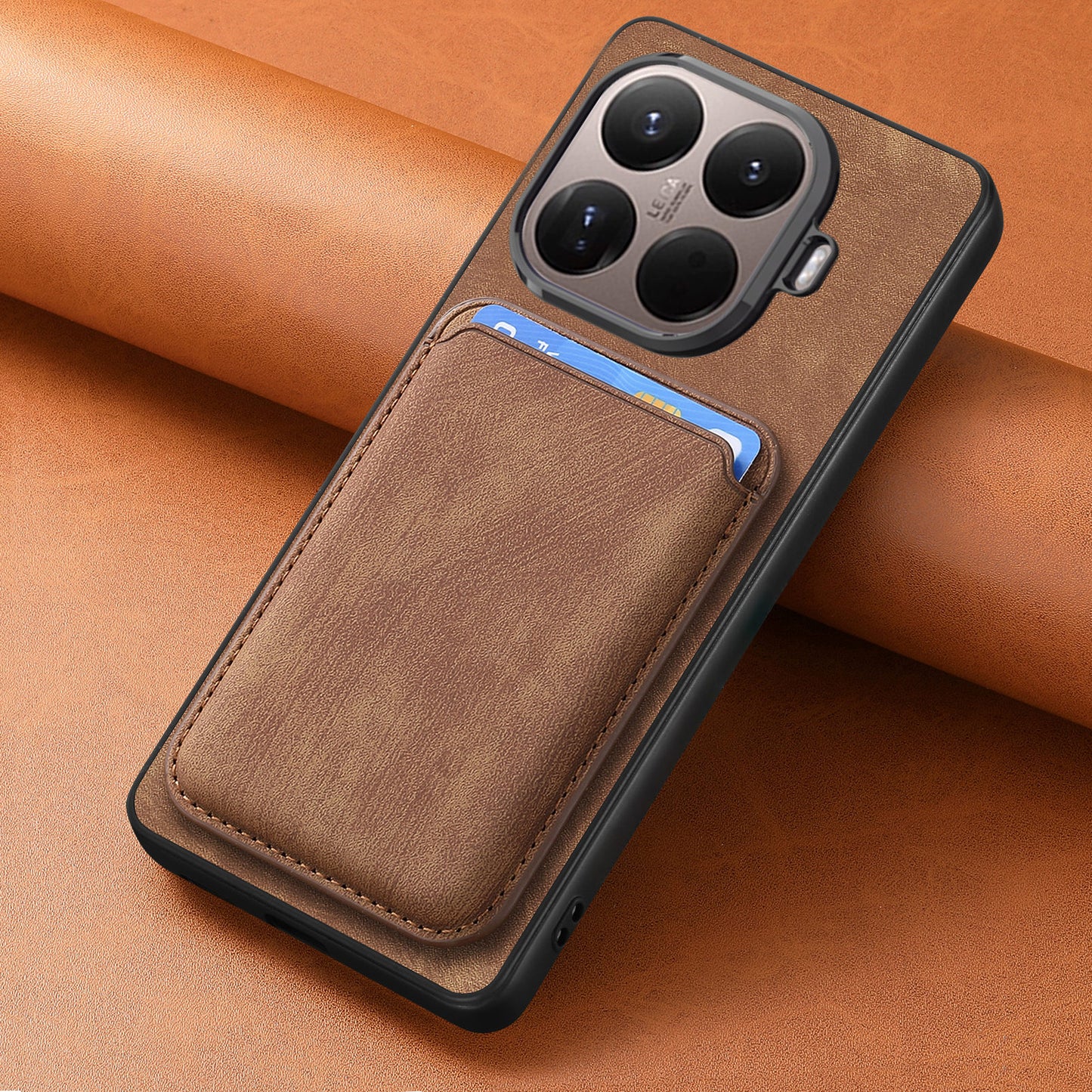 Xiaomi 17T – Handyhülle aus PU-Leder und TPU, mit abnehmbarem Kartenfach