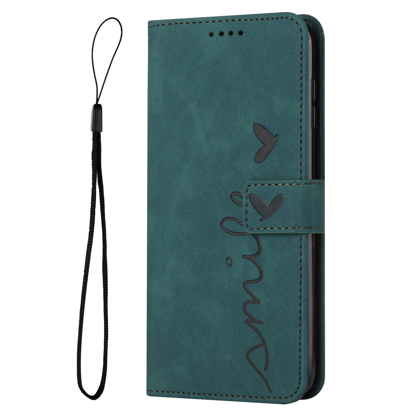 For Xiaomi 17T Pro Stand Case PU Leather Phone Cover Imprinted Heart Pattern