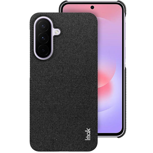 IMAK Ruiyi Series for Samsung Galaxy A27 Case Fabric Texture Leather + PC Phone Back Cover