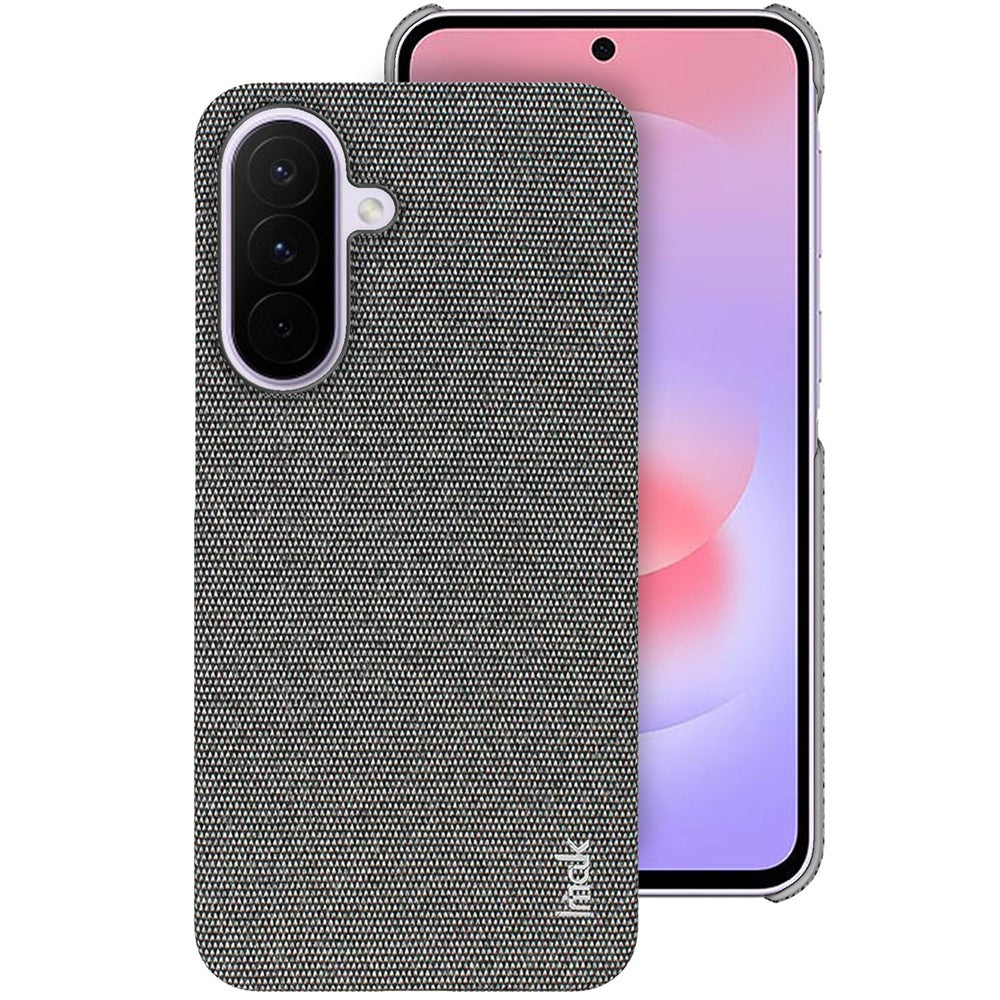IMAK Ruiyi Series for Samsung Galaxy A27 Case Fabric Texture Leather + PC Phone Back Cover