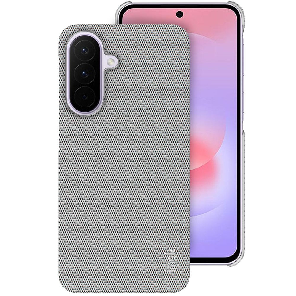 IMAK Ruiyi Series for Samsung Galaxy A27 Case Fabric Texture Leather + PC Phone Back Cover