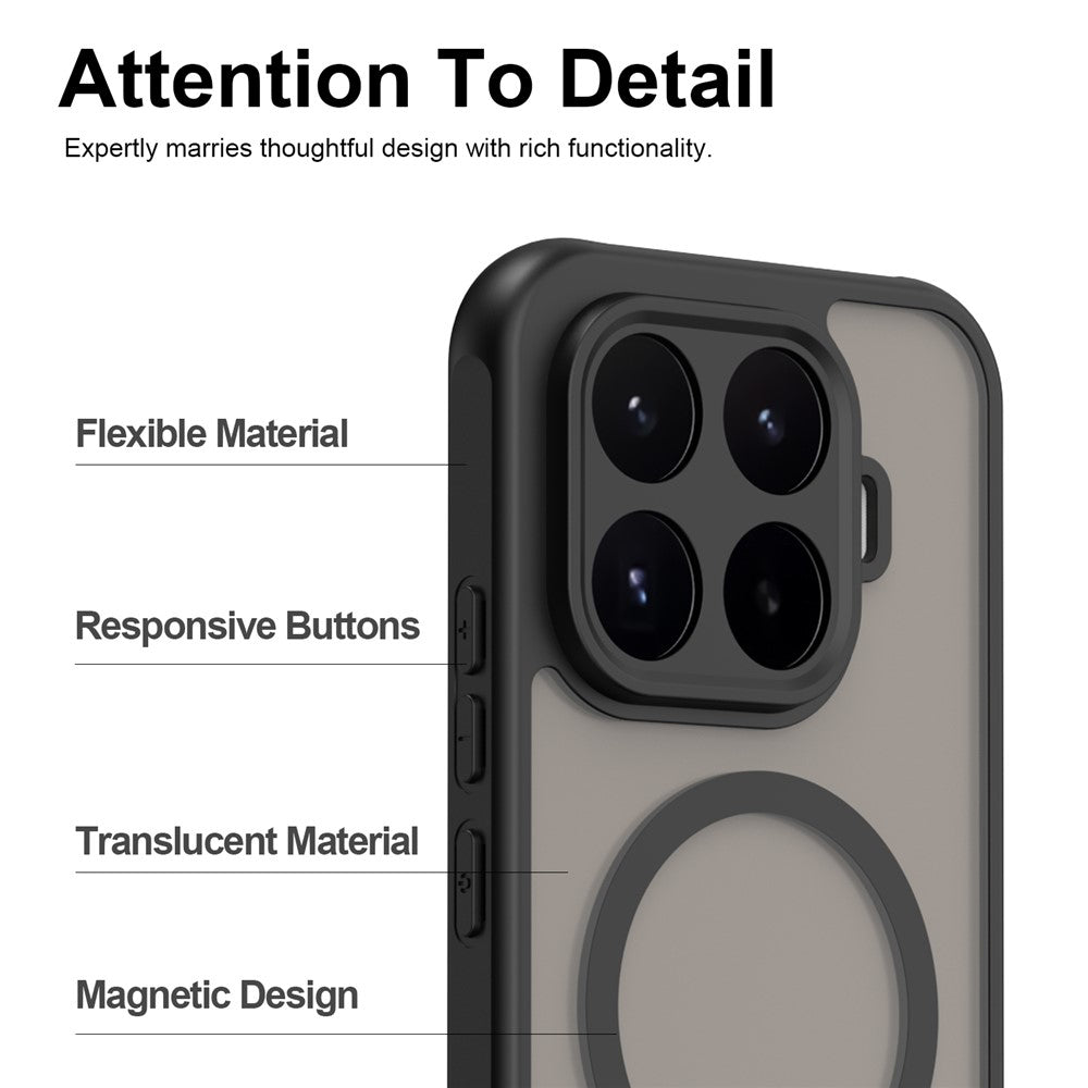 Xiaomi 17T – Magnetische Handyhülle aus Kunststoff und TPU