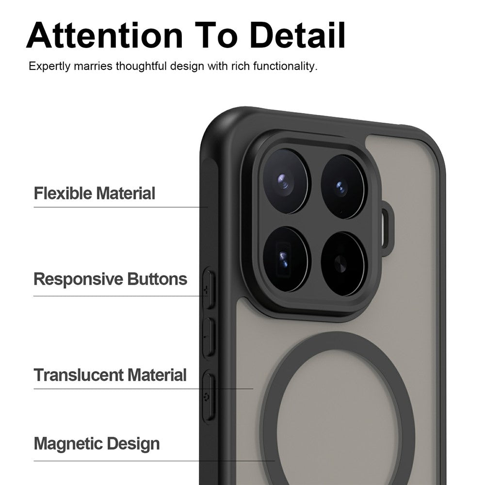 Xiaomi 17T Pro – Magnetische Handyhülle aus Kunststoff und TPU