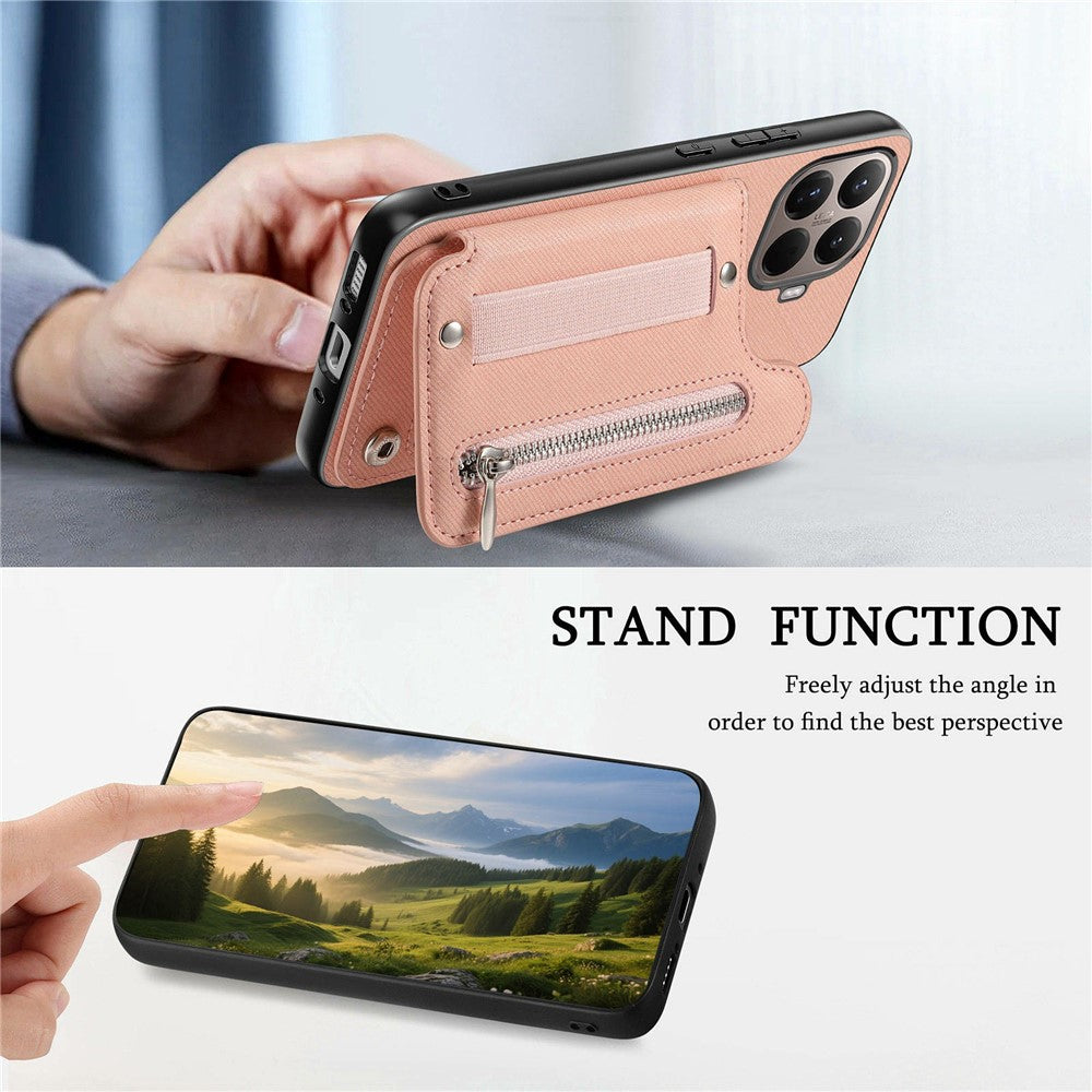 Xiaomi 17T – Handyhülle aus PU-Leder und TPU, mit Ständer, mit Kartenfach, mit RFID-Schutz