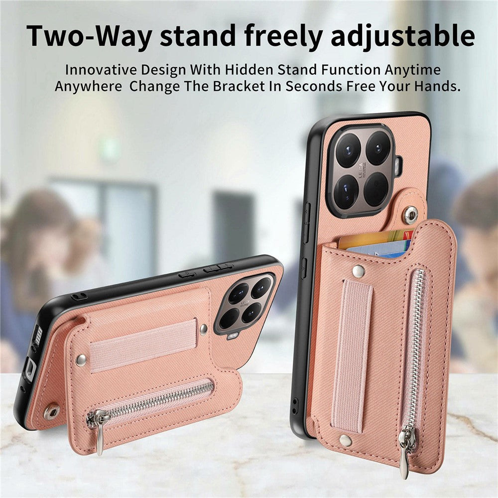 Xiaomi 17T – Handyhülle aus PU-Leder und TPU, mit Ständer, mit Kartenfach, mit RFID-Schutz