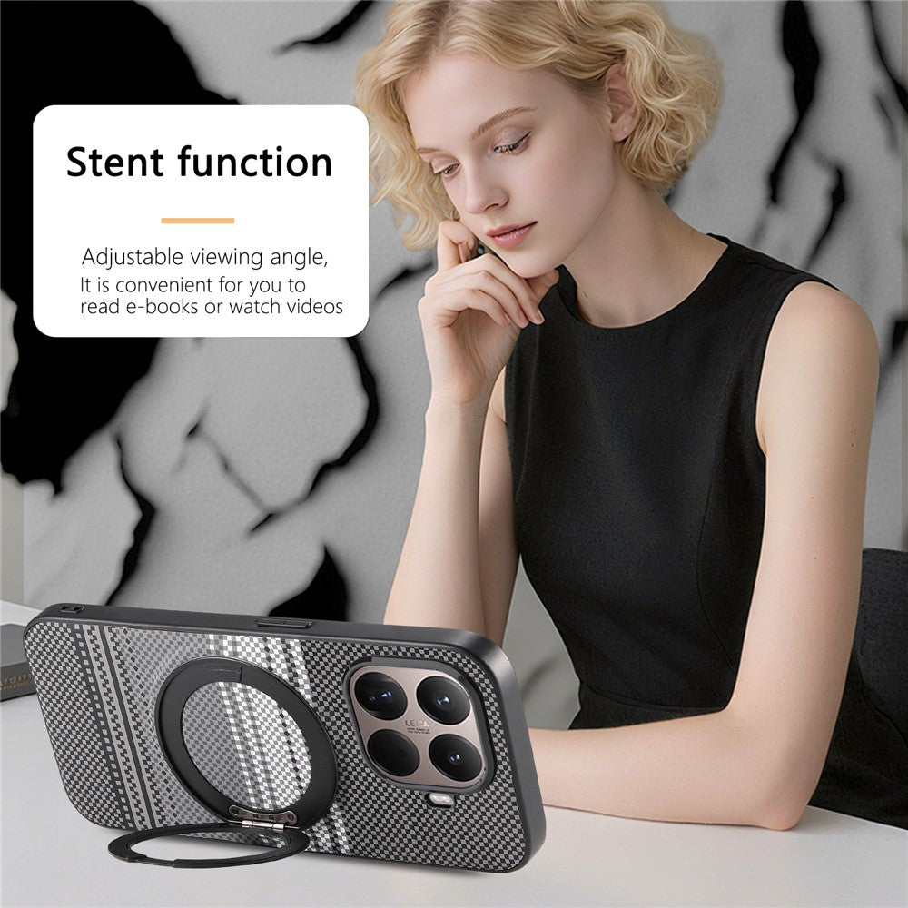 Xiaomi 17T – Magnetische Handyhülle aus PU-Leder und TPU, mit Ständer