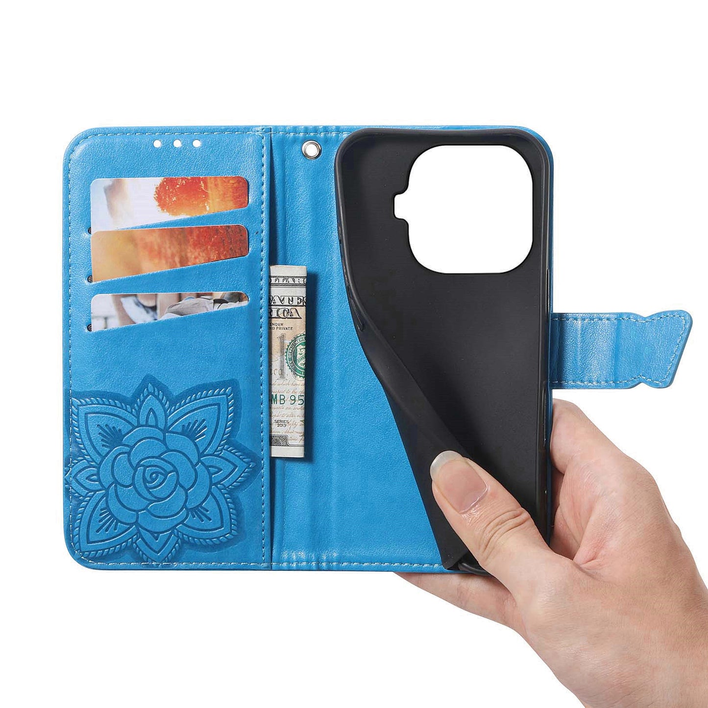 For Xiaomi 17T Case with Strap Butterfly Pattern PU Leather Wallet Phone Cover