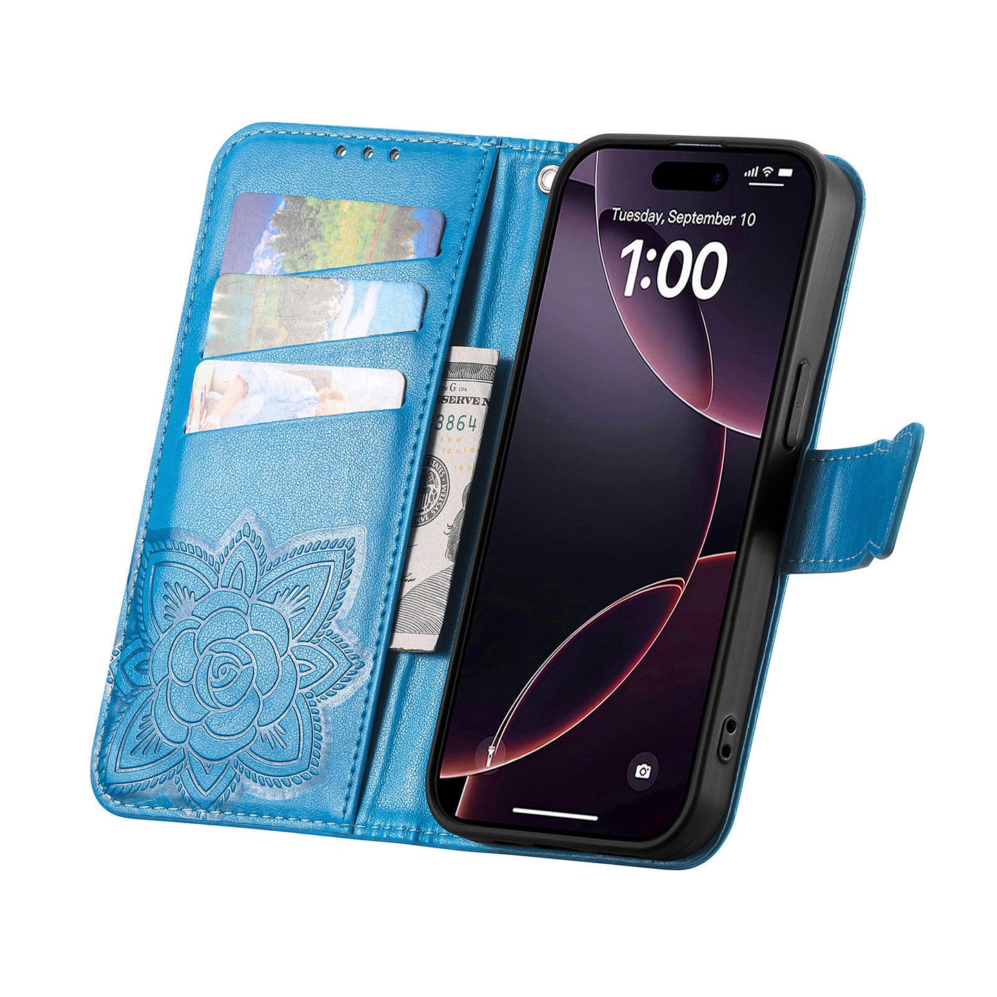 For Xiaomi 17T Pro Case with Strap Butterfly Pattern PU Leather Wallet Phone Cover
