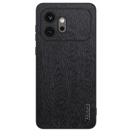 Honor 600 5G Handyhülle – Aus lederbeschichtetem PC+TPU, mit Holzmaserung