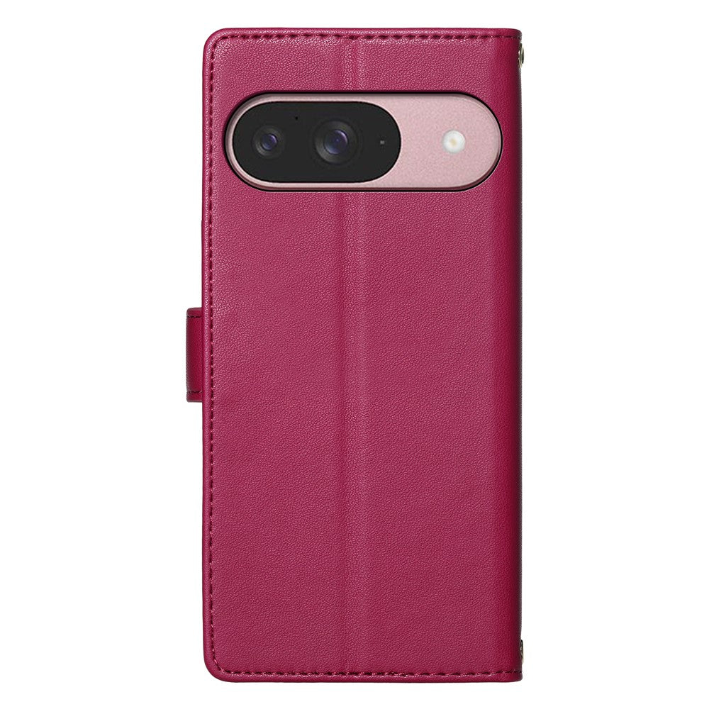 For Google Pixel 11 / Pixel 11 Pro Case Adorable Cat Pattern PU Leather Wallet Phone Cover with Wrist Strap