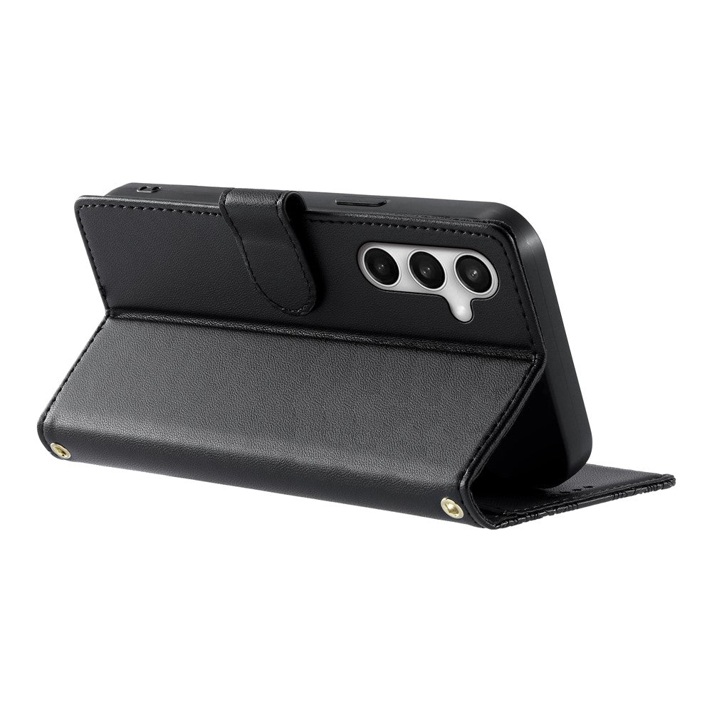 For Samsung Galaxy S26 FE Case Embossed Totem Leather Flip Wallet Phone Cover with Wrist Strap