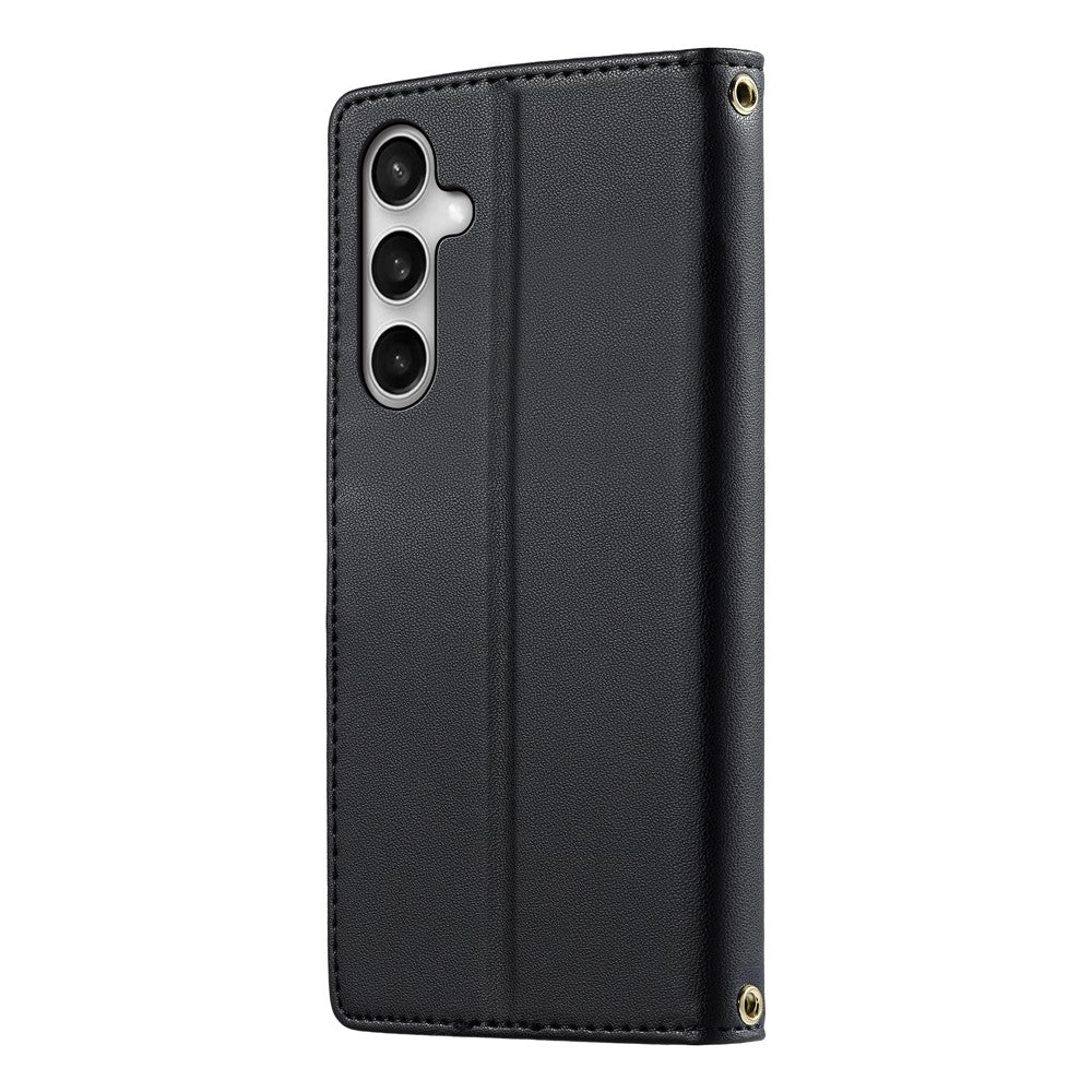 For Samsung Galaxy S26 FE Case Embossed Totem Leather Flip Wallet Phone Cover with Wrist Strap