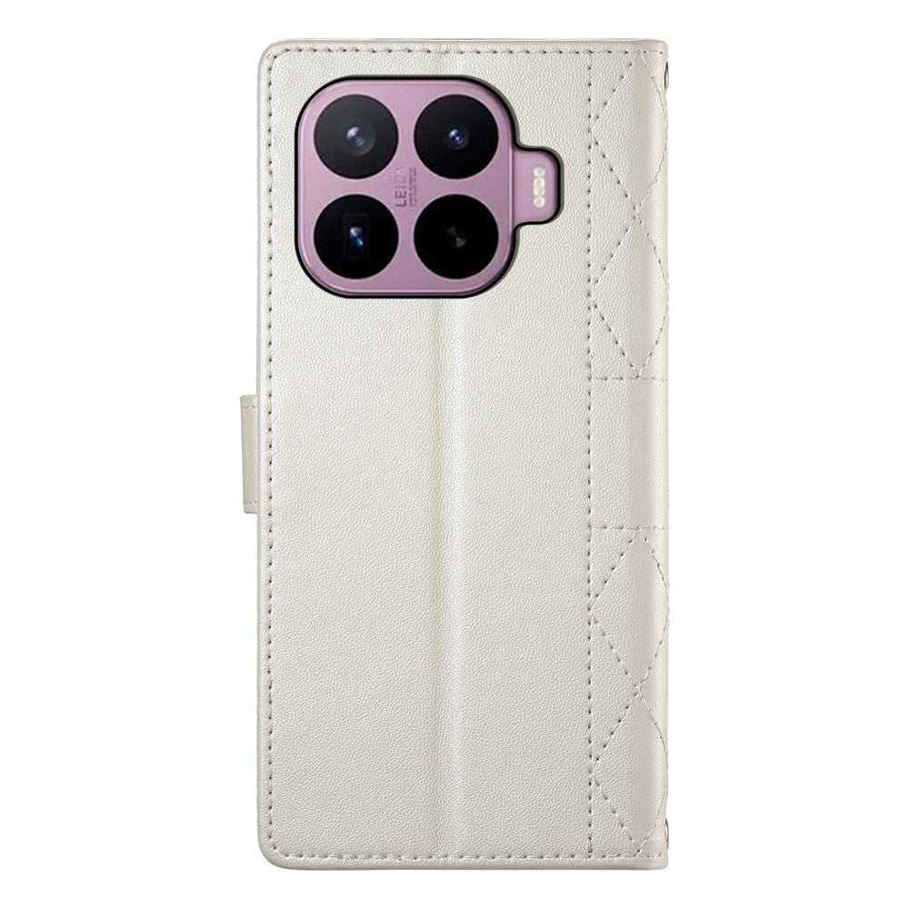 Xiaomi 17T – Wallet-Handyhülle aus PU-Leder und TPU, mit Ständer, mit langem und kurzem Trageriemen