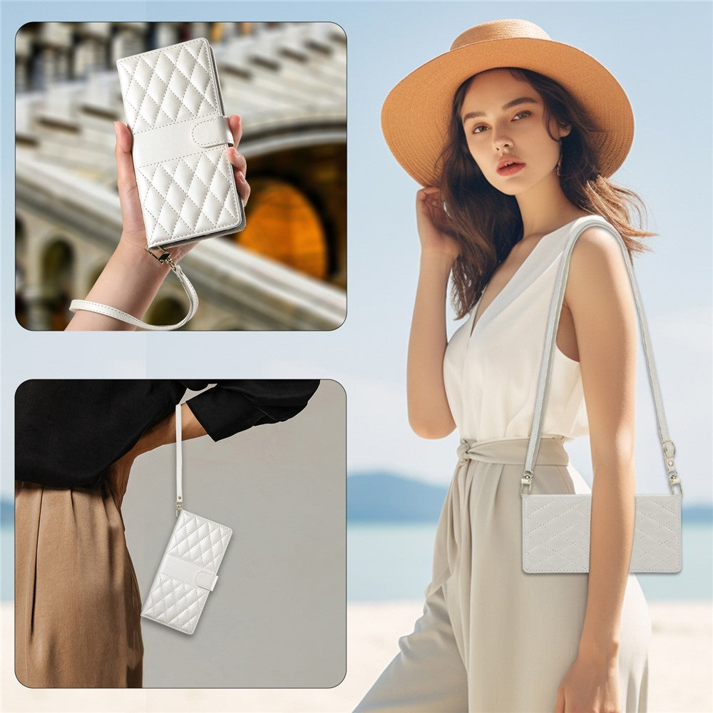 Xiaomi 17T Pro – Wallet-Handyhülle aus PU-Leder und TPU, mit Ständer, mit langem und kurzem Trageriemen