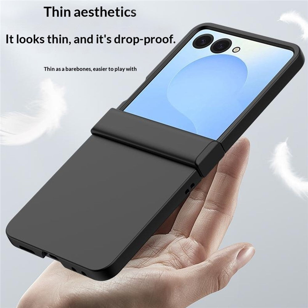 For Samsung Galaxy Z Flip8 Case Skin Feel PC Phone Cover with Hinge Protection