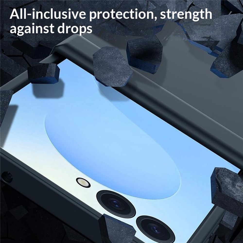 For Samsung Galaxy Z Flip8 Case Skin Feel PC Phone Cover with Hinge Protection