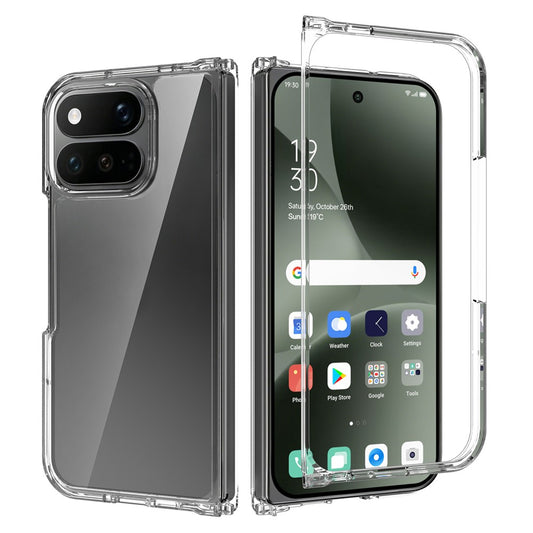 Google Pixel 11 Pro Fold Handyhülle – Durchsichtige aus TPU und stoßfester Acryl-Rückseite