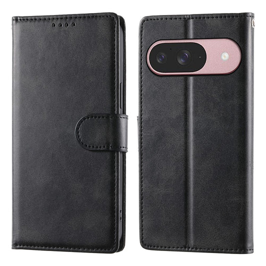 Google Pixel 11 / Google Pixel 11 Pro Handyhülle – Pixel 11 Pro- mit Ständer, Brieftasche, Wadenstruktur, PU-Leder, Flip-Phone- mit Handschlaufe