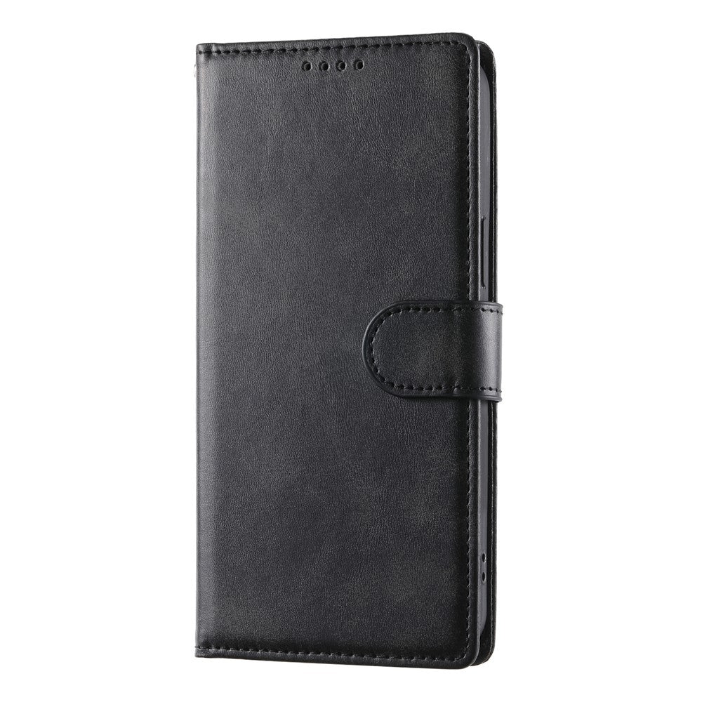 For Google Pixel 11 / Pixel 11 Pro Case Stand Wallet Calf Texture PU Leather Flip Phone Cover with Wrist Strap