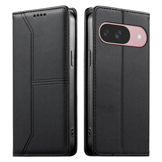 Google Pixel 11 / Google Pixel 11 Pro Wallet-Handyhülle – Pixel 11 Pro Standfunktion Line Splicing TPU PU Leder