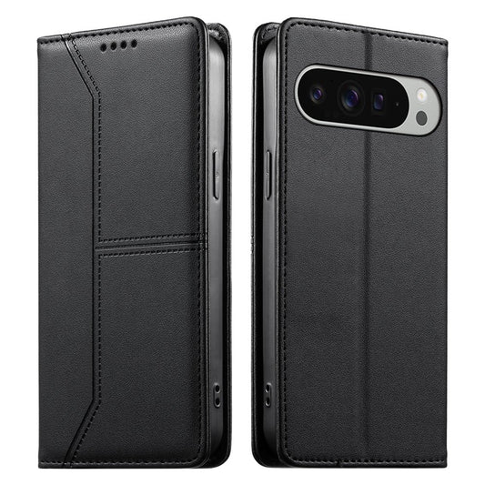 Google Pixel 11 Pro XL Wallet-Handyhülle – Standfunktion Line Splicing TPU PU Leder