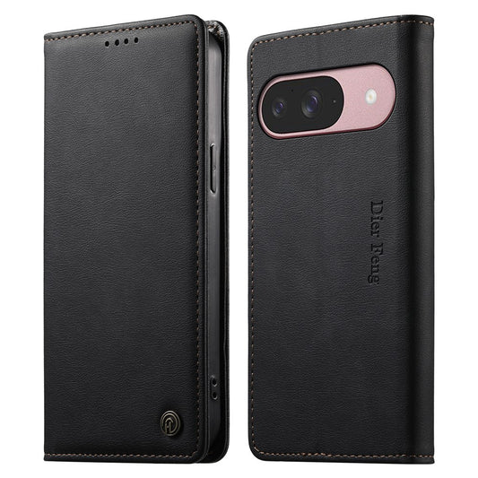 Google Pixel 11 / Google Pixel 11 Pro Handyhülle – DIERFENG DF-019 11 Pro Leder-Brieftaschenhülle mit magnetischem Flip- und Kartenfächern mit RFID-Blockierung