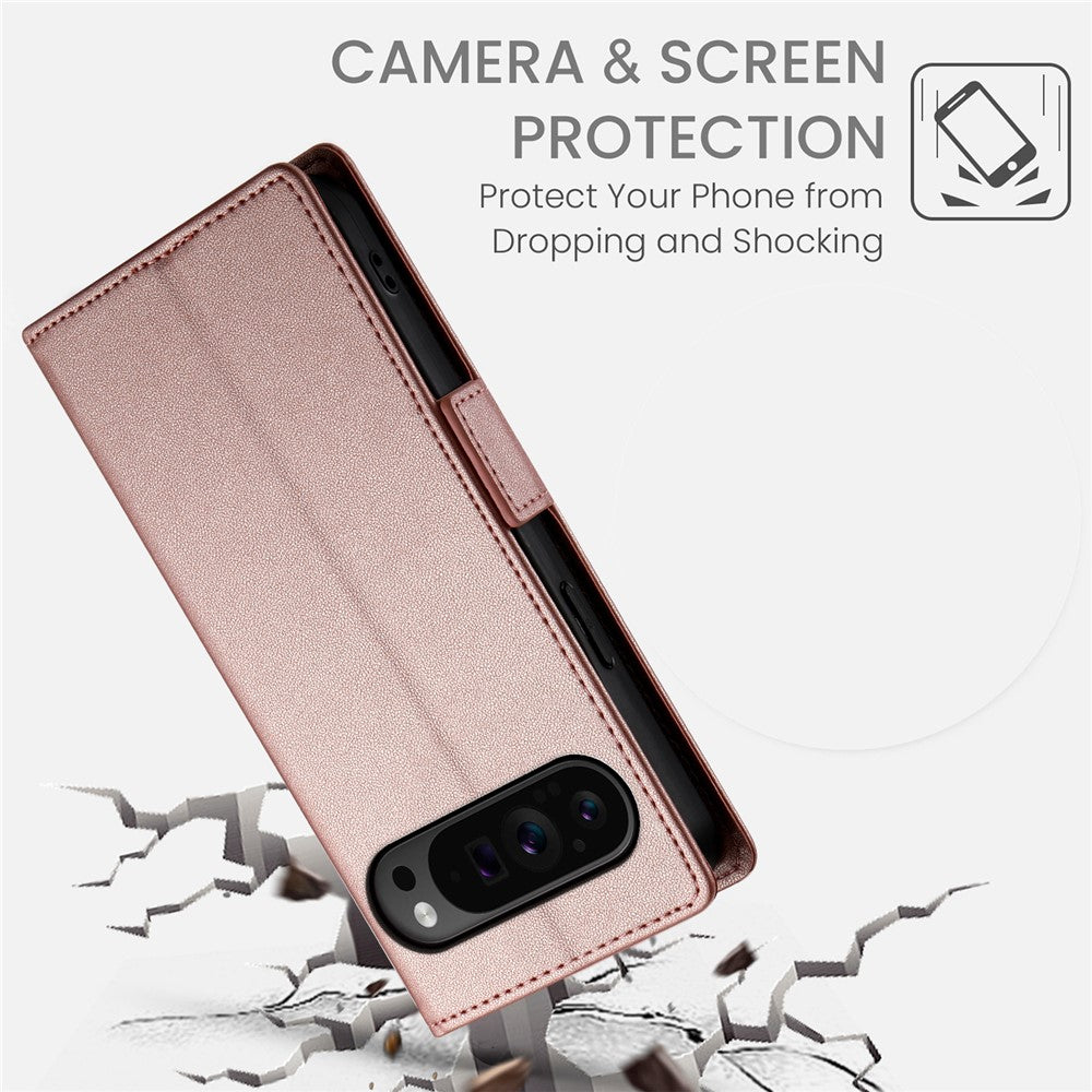 For Google Pixel 11 Pro XL Stand Case PU Leather Wallet Phone Cover