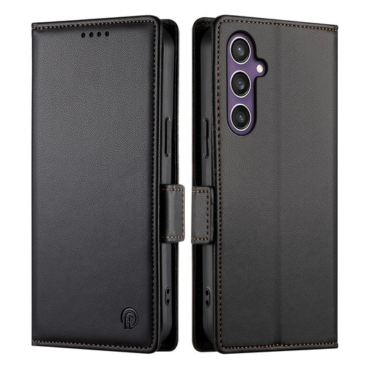 Galaxy S26 FE Handyhülle – Standhülle aus PU-Leder, Brieftaschen