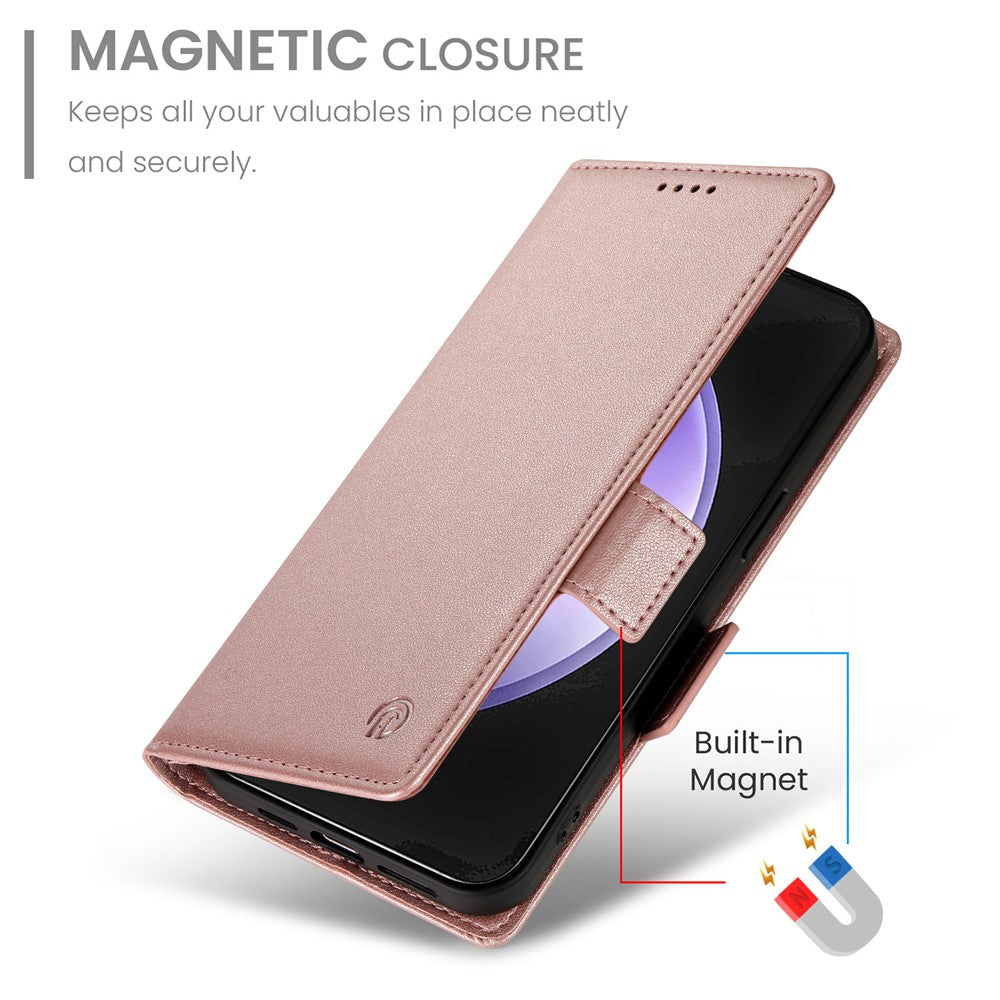 For Samsung Galaxy S26 FE Stand Case PU Leather Wallet Phone Cover