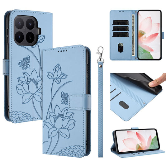 Xiaomi 17T – Wallet-Handyhülle aus PU-Leder und TPU, mit Ständer, mit Handschlaufe, mit Motivdruck