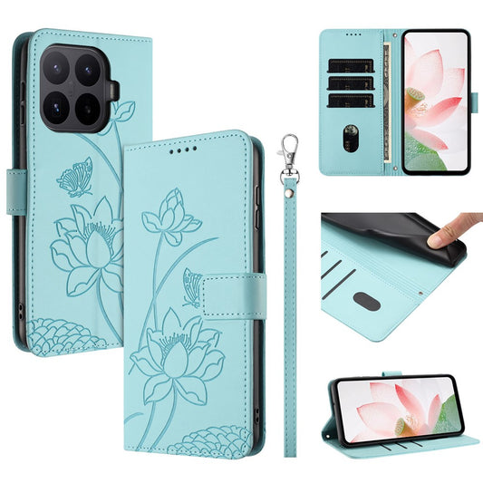 Xiaomi 17T Pro – Wallet-Handyhülle aus PU-Leder und TPU, mit Ständer, mit Handschlaufe, mit Motivdruck