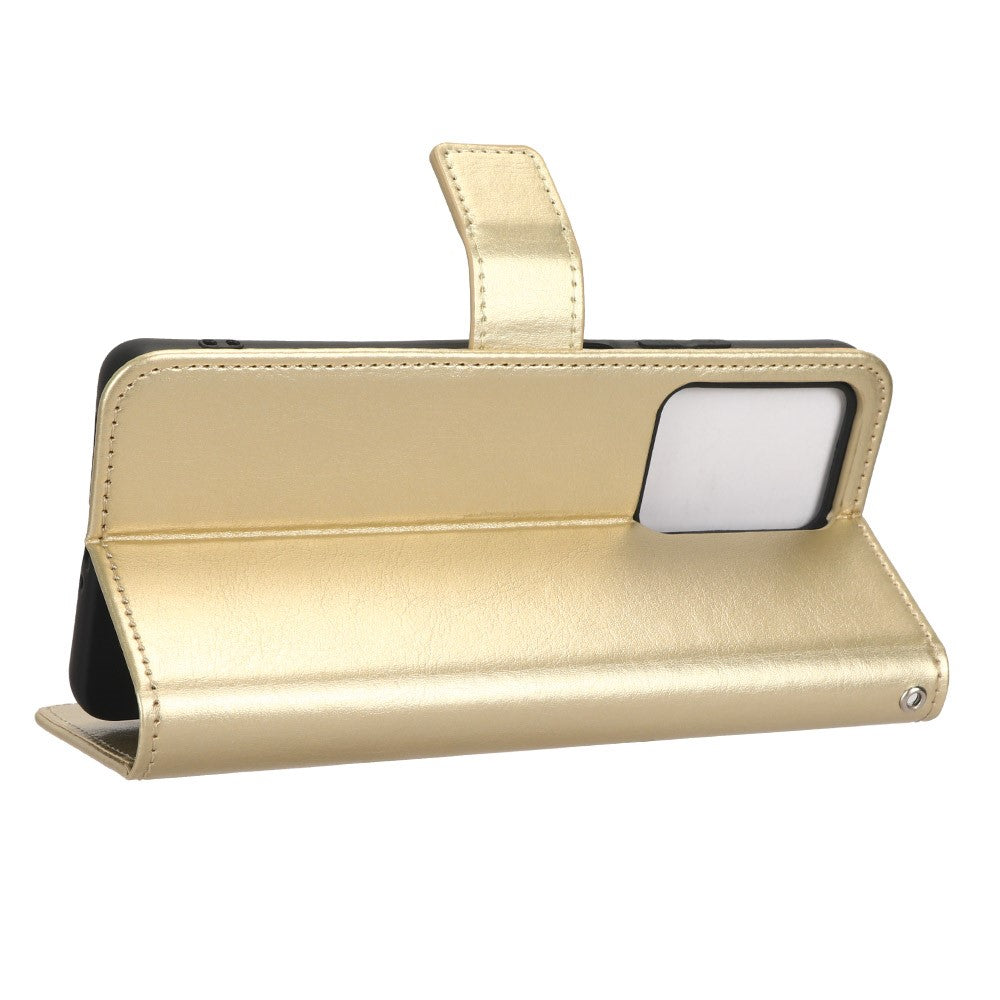 Protective Phone Cover For Xiaomi Redmi Note 12 Pro+ 5G Crazy Horse Texture Magnetic Clasp PU Leather Case Wallet Stand with Strap