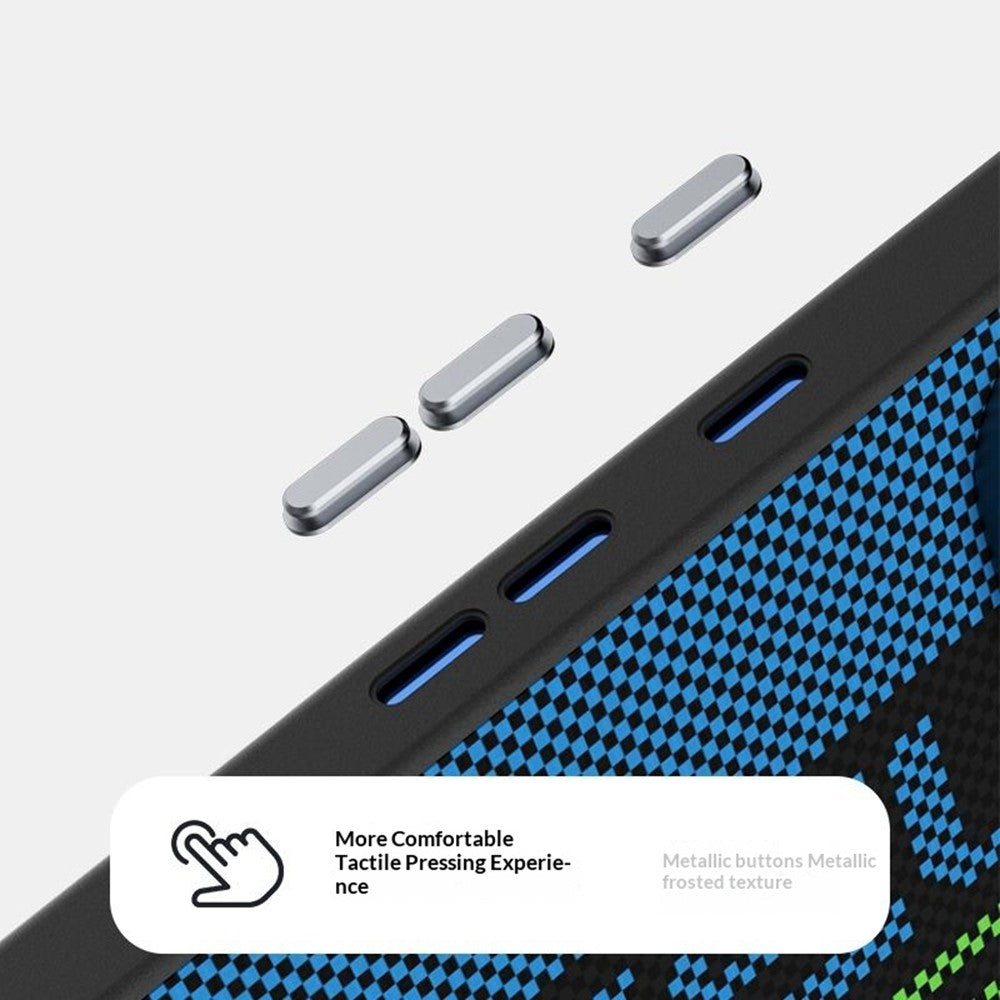 ABEEL For Google Pixel 11 / Pixel 11 Pro Magnetic Case Micro-Embossing 6D Printed PC TPU Aluminum Alloy Leather Phone Cover