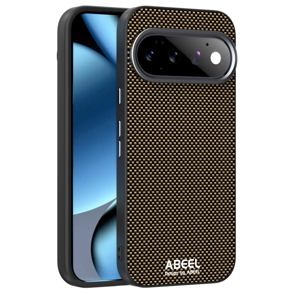 ABEEL for Google Pixel 11 / Pixel 11 Pro Magnetic Case Printed PC TPU Aluminum Alloy Leather Phone Cover