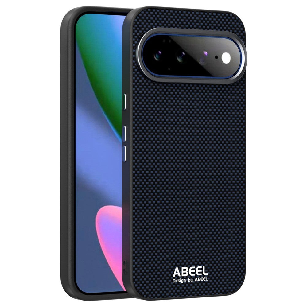 ABEEL for Google Pixel 11 Pro XL Magnetic Case Printed PC TPU Aluminum Alloy Leather Phone Cover
