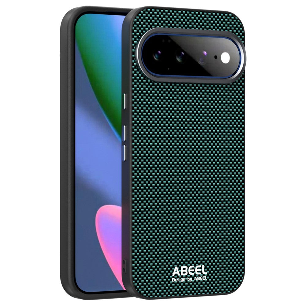 ABEEL for Google Pixel 11 Pro XL Magnetic Case Printed PC TPU Aluminum Alloy Leather Phone Cover