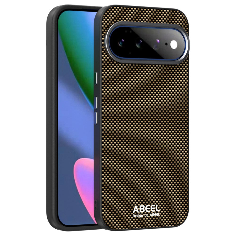 ABEEL for Google Pixel 11 Pro XL Magnetic Case Printed PC TPU Aluminum Alloy Leather Phone Cover