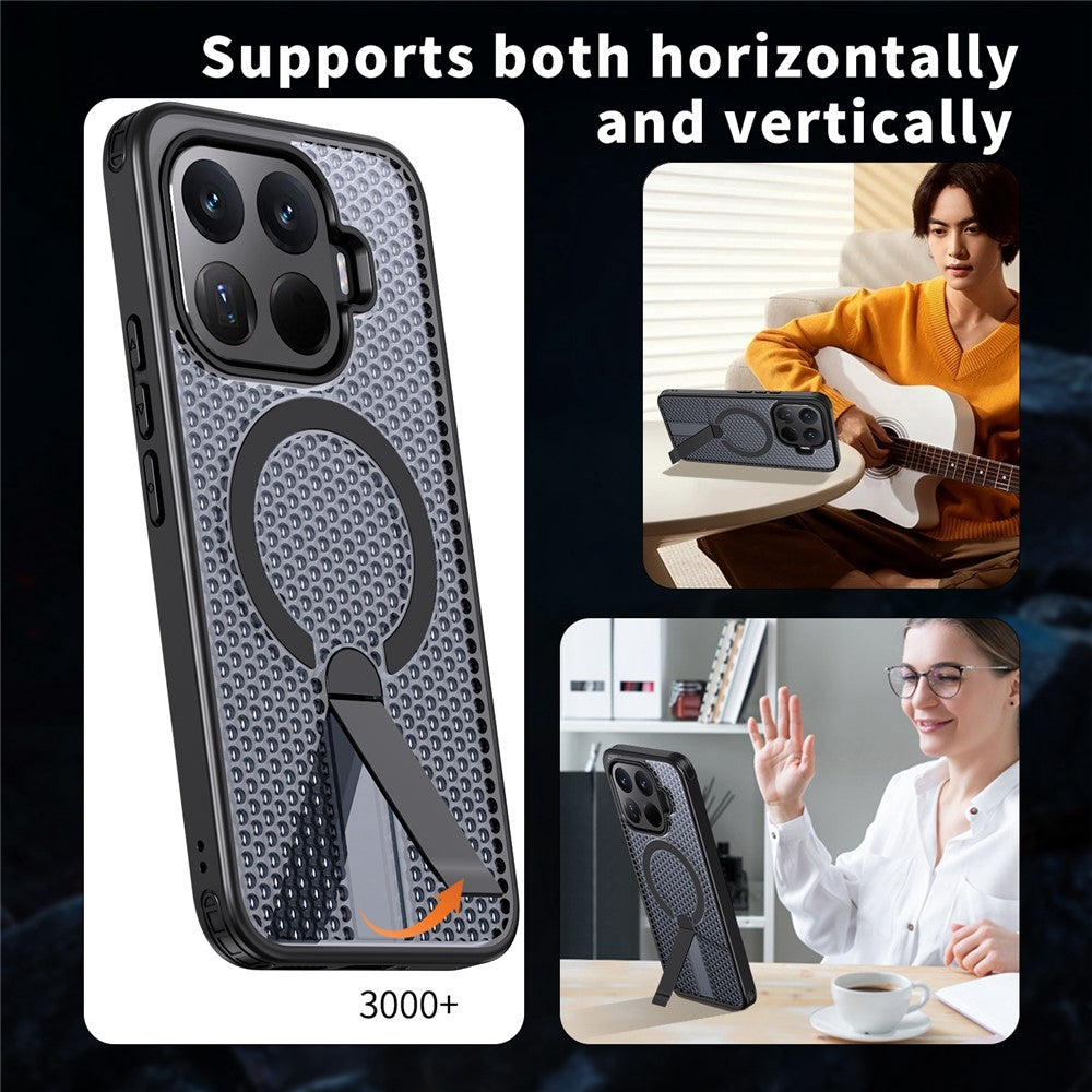 Xiaomi 17T – Magnetische Handyhülle aus PC und TPU, mit Ständer