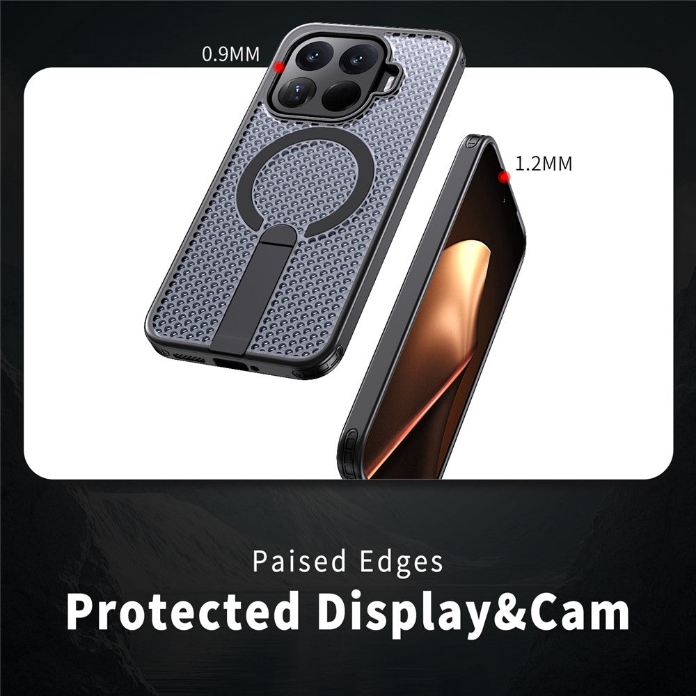 Xiaomi 17T Pro – Magnetische Handyhülle aus PC und TPU, mit Ständer