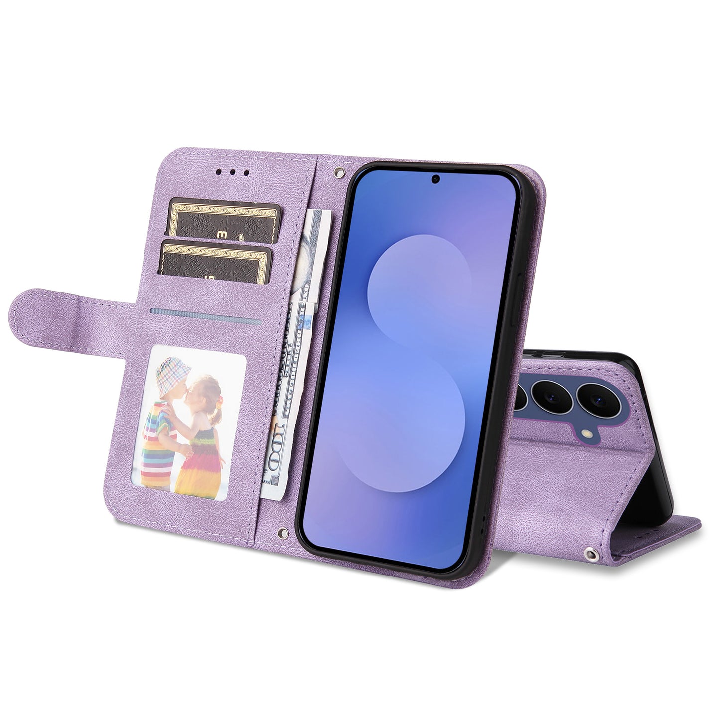 For Google Pixel 11 Pro XL Case Liquid Silicone Card Holder Back Phone Cover with Lanyard
