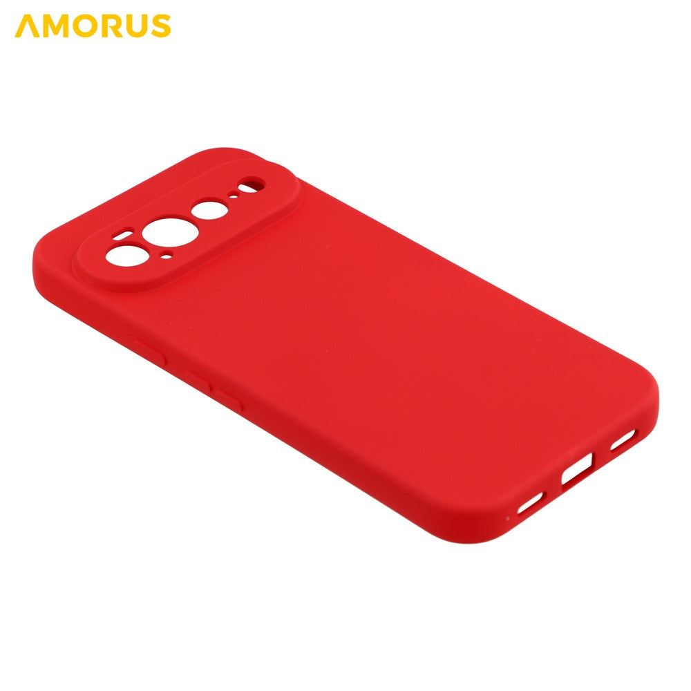 AMORUS for Google Pixel 11 Pro XL Case Precise Cutouts TPU Fiber Lining Shockproof Phone Cover