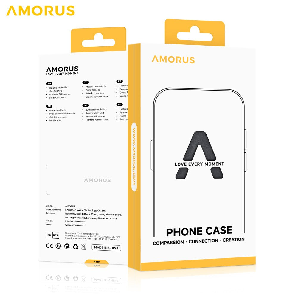 AMORUS for Google Pixel 11 Pro XL Case Precise Cutouts TPU Fiber Lining Shockproof Phone Cover